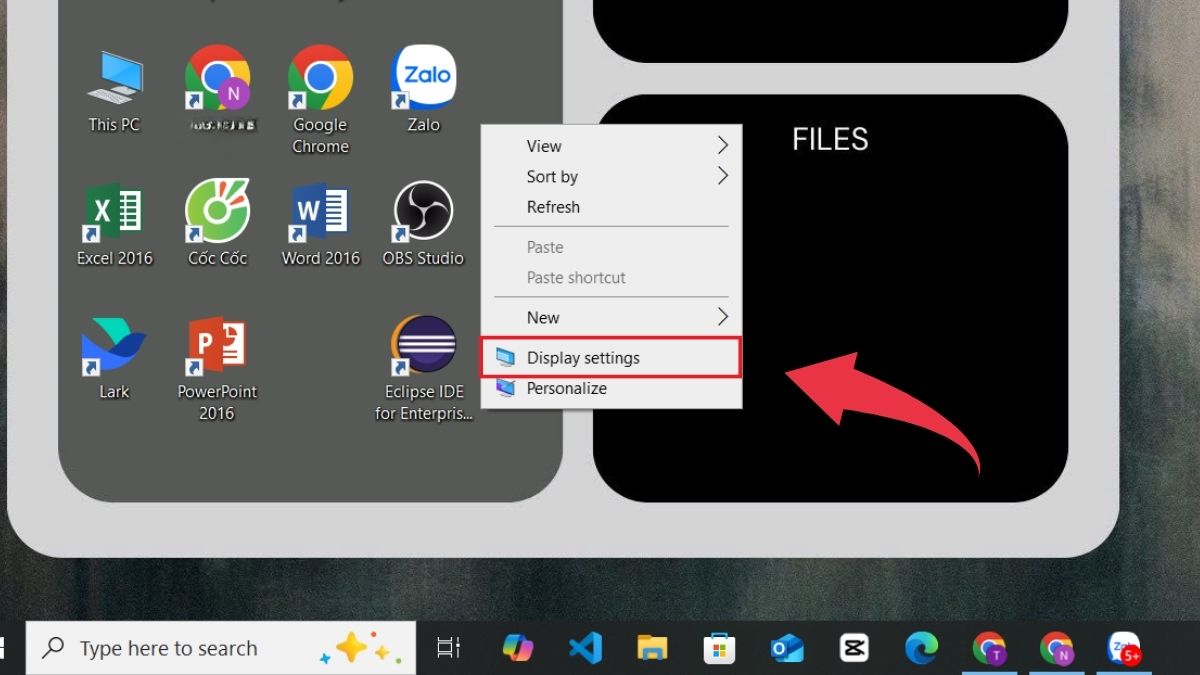Xử lý lỗi màn hình máy tính bị xoay ngang bằng cài đặt hiển thị Windows