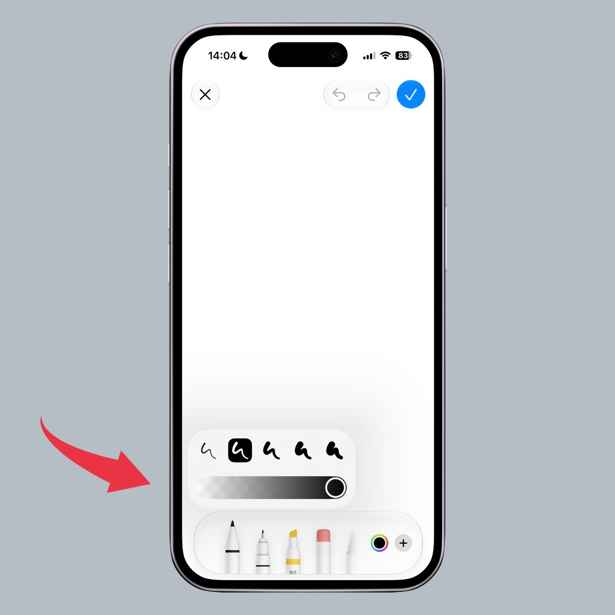 Cách sử dụng công cụ Drawing mới trong Tin nhắn trên iOS 27 - Bước 5