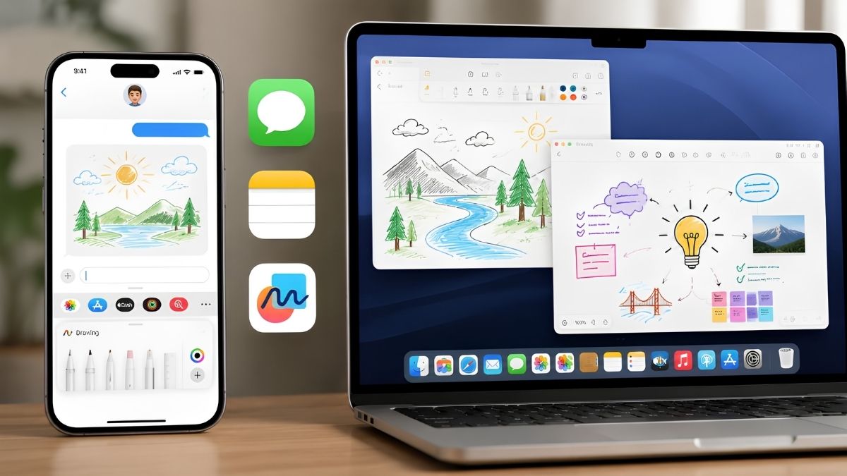 Mẹo sử dụng công cụ Drawing mới trong Tin nhắn trên iOS 27
