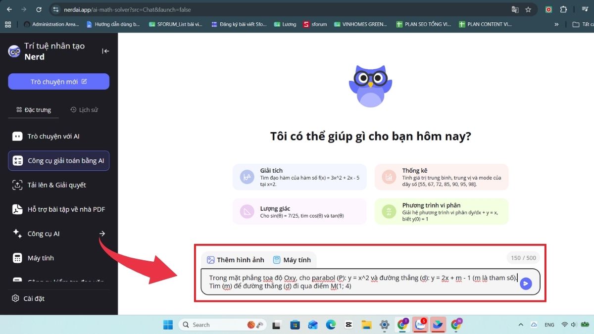 Nerd AI là gì - Hướng dẫn sử dụng - Bước 3