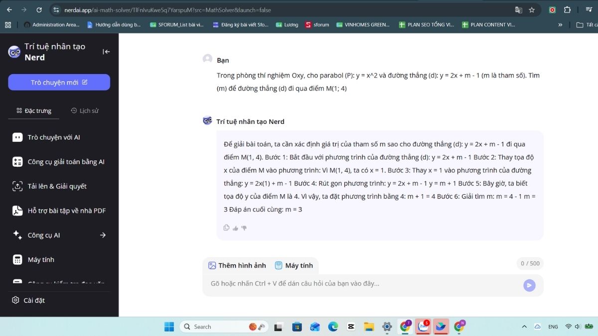 Nerd AI là gì - Hướng dẫn sử dụng - Bước 4