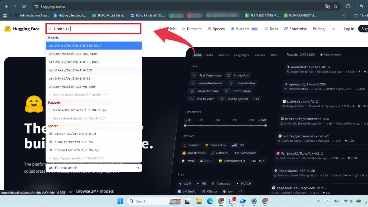 Hướng dẫn cách tải Ornith 1.0 - Bước 1
