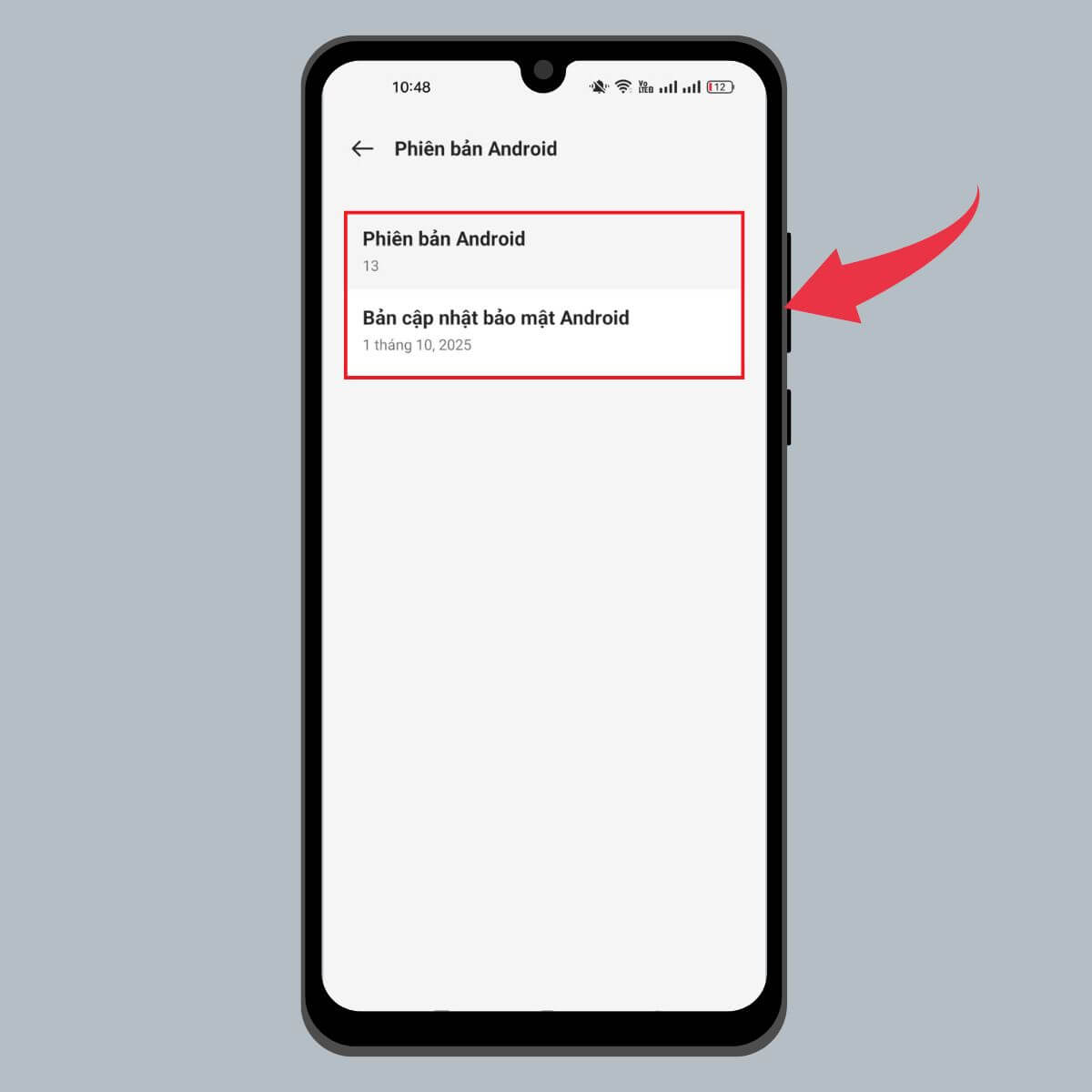 Cách kiểm tra phiên bản ColorOS đang dùng - bước 2