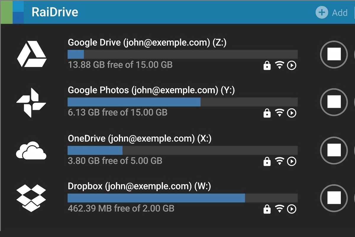 RaiDrive là gì