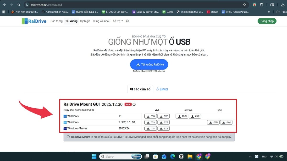 RaiDrive là gì - Cách cài đặt - Bước 2