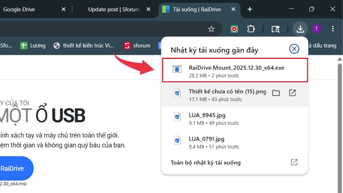 RaiDrive là gì - Cách cài đặt - Bước 3