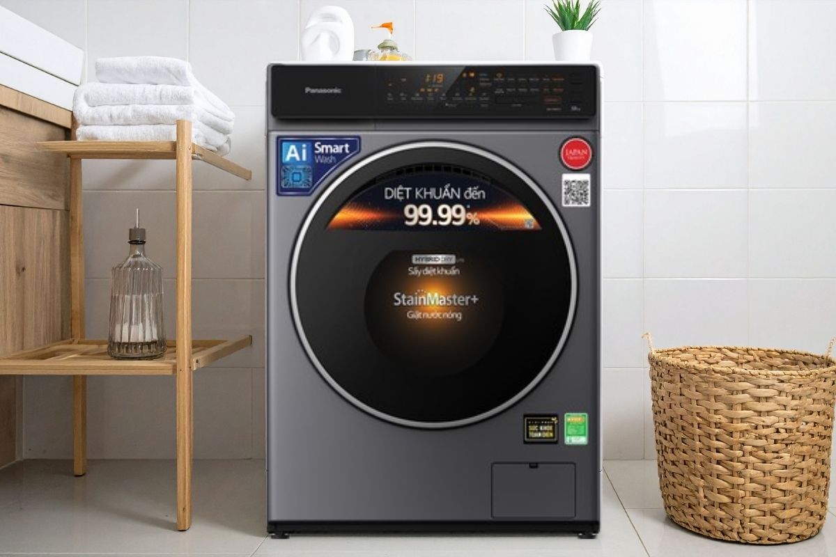 Review máy giặt cửa ngang Panasonic giặt 9kg - sấy 2kg 2022