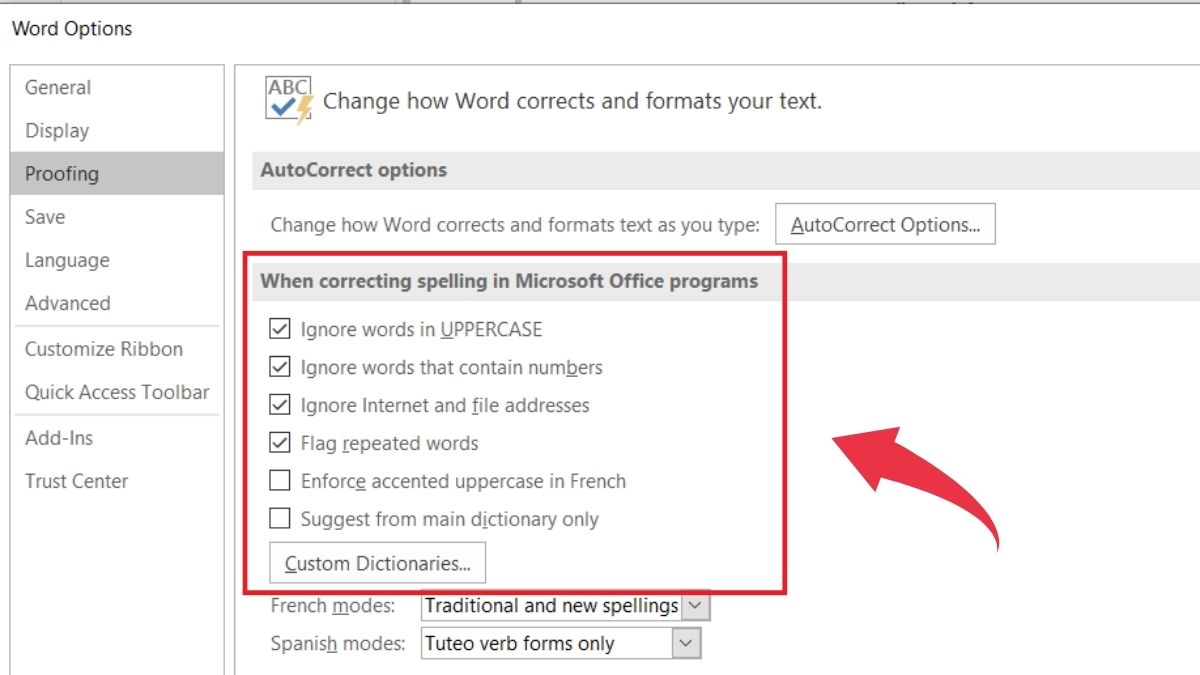 Sử dụng AutoCorrect trong Word