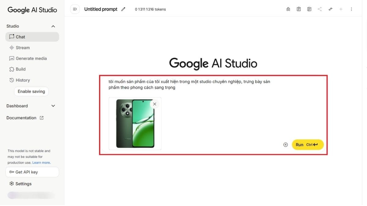 Chỉnh sửa tạo ảnh để bán hàng bằng Google Nano Banana