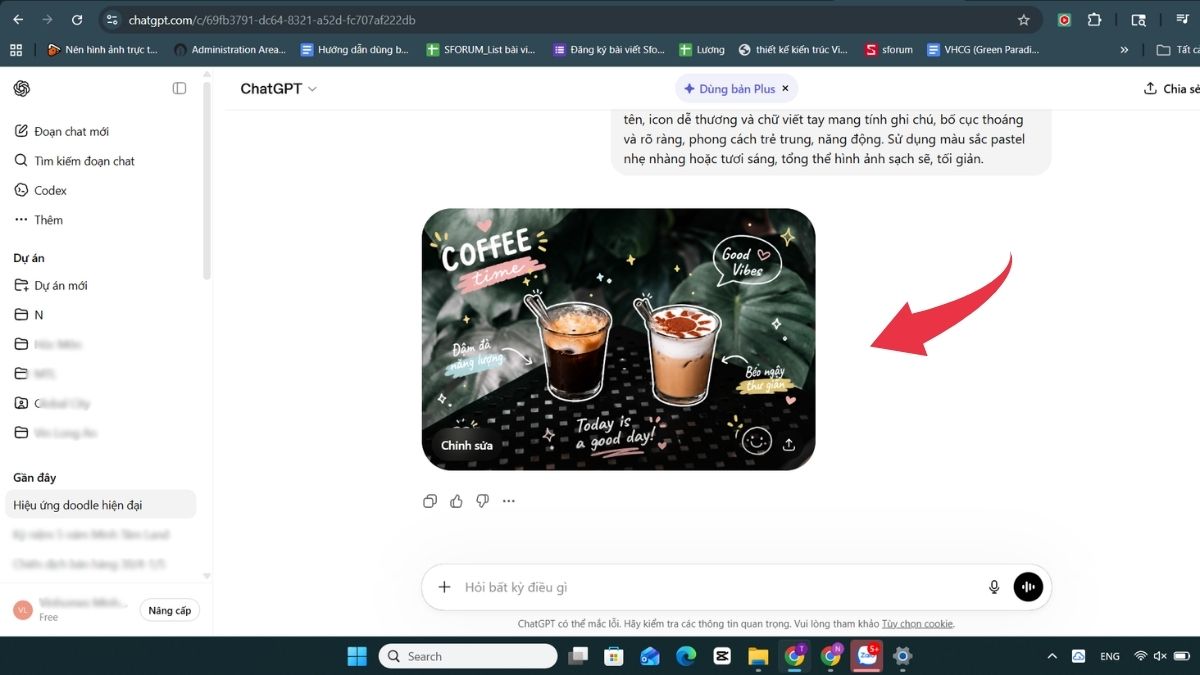 Tạo ảnh Doodle với ChatGPT - Bước 4
