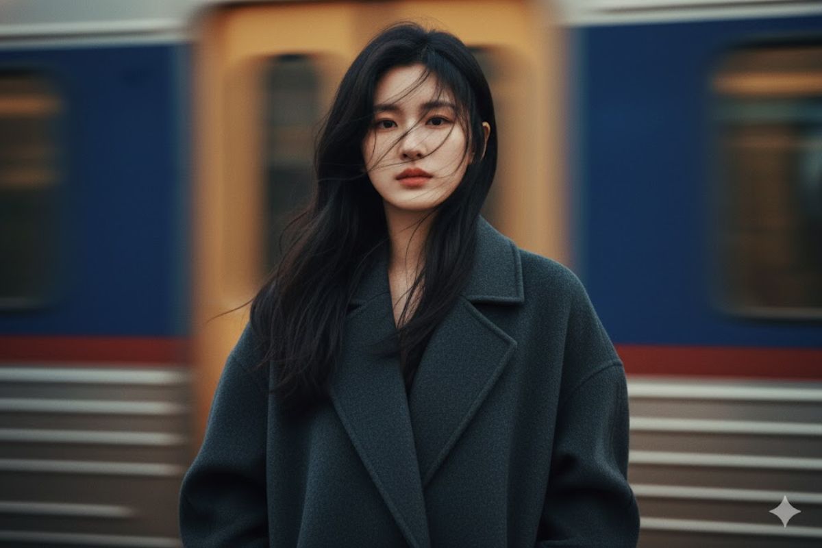 Prompt tạo ảnh AI ga tàu điện hot trend