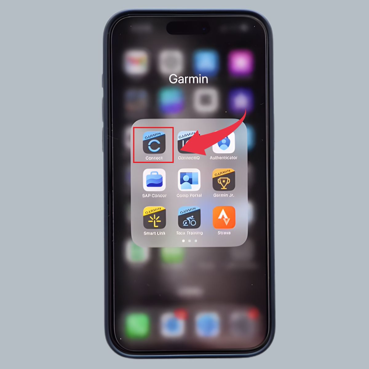 Cách tìm đồng hồ garmin bằng điện thoại - Bước 1