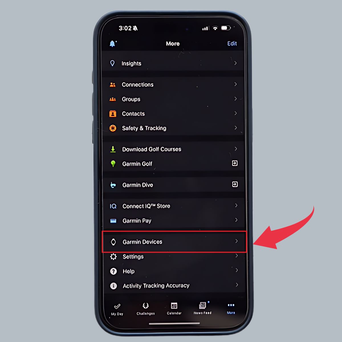 Cách tìm đồng hồ garmin bằng điện thoại - Bước 2