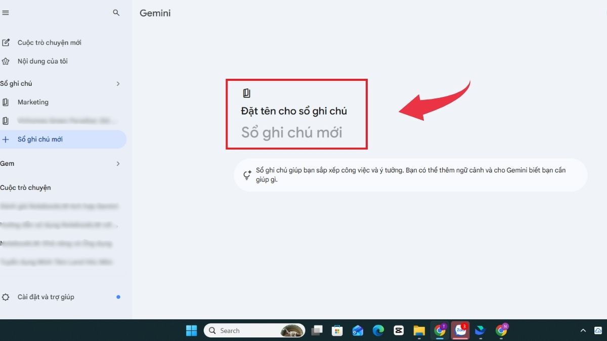 Trải nghiệm NotebookLM tích hợp trong Gemini - Cách sử dụng - Bước 3
