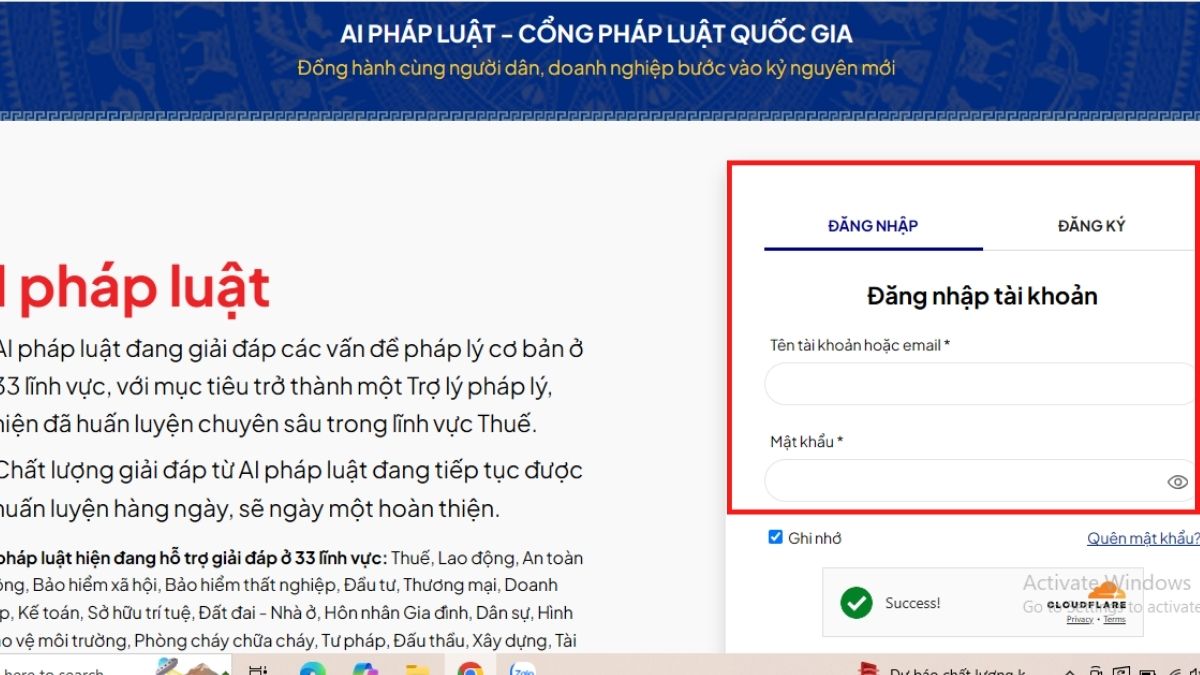 Hướng dẫn cách tra cứu luật bằng AI pháp luật nhanh chóng - Bước 2