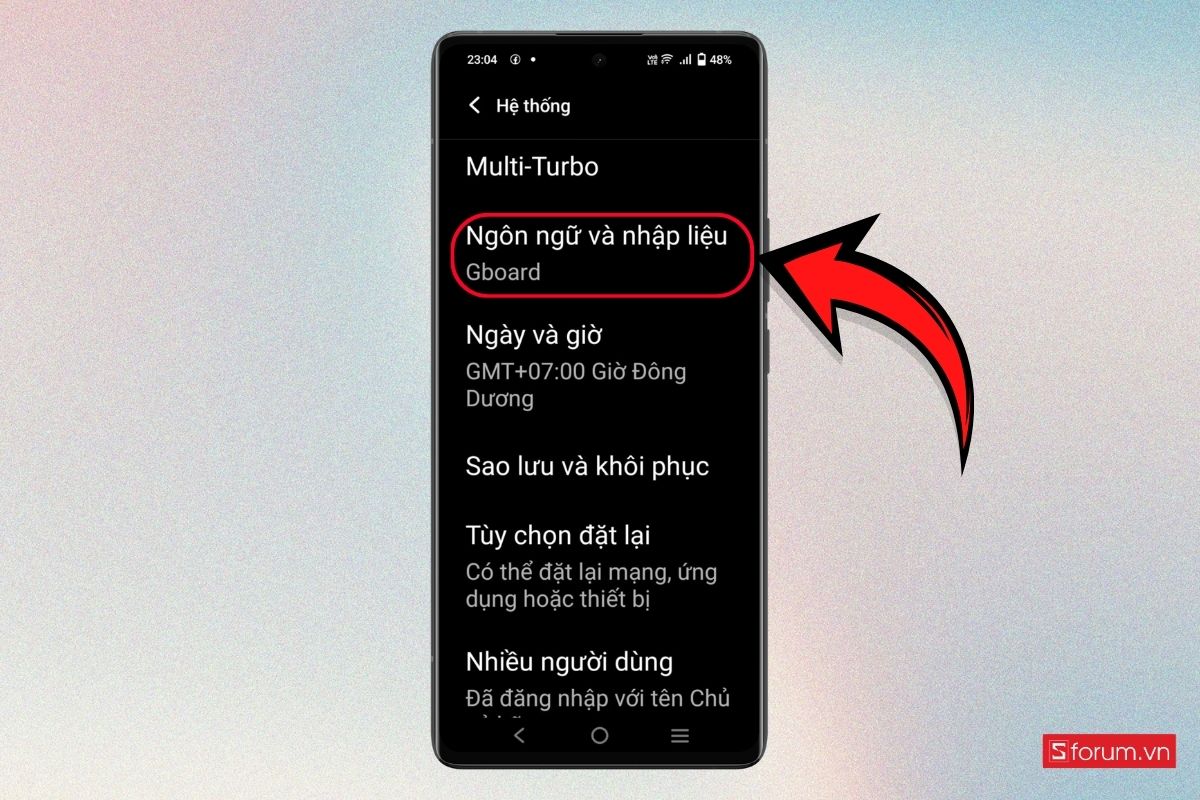 Tắt tính năng tự động sửa và dự đoán từ Android bước 3