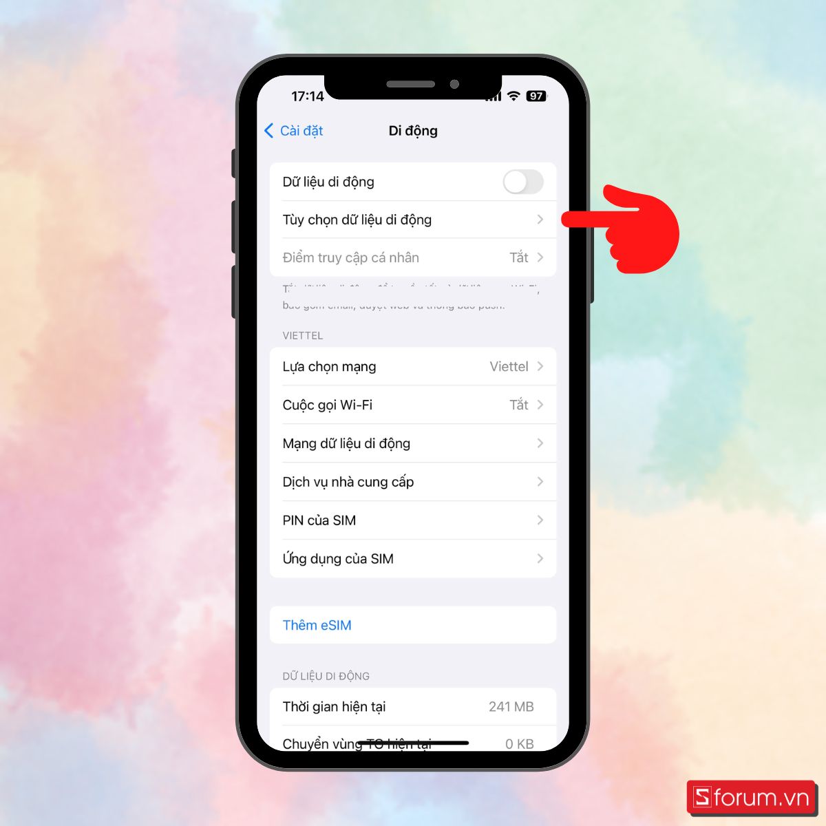 Hướng dẫn Cách sửa lỗi mạng EDGE trên iPhone bước 2