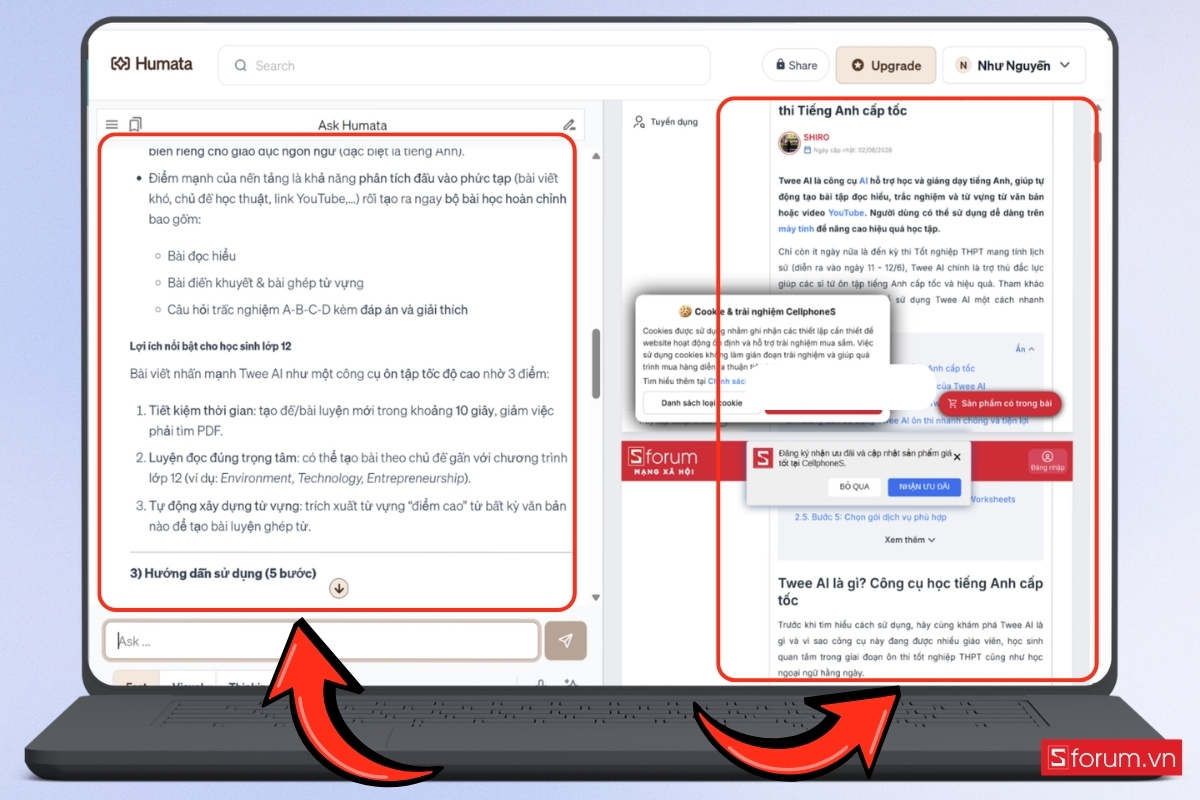 Hướng dẫn cách sử dụng Humata AI đọc hiểu PDF nhanh bước 4