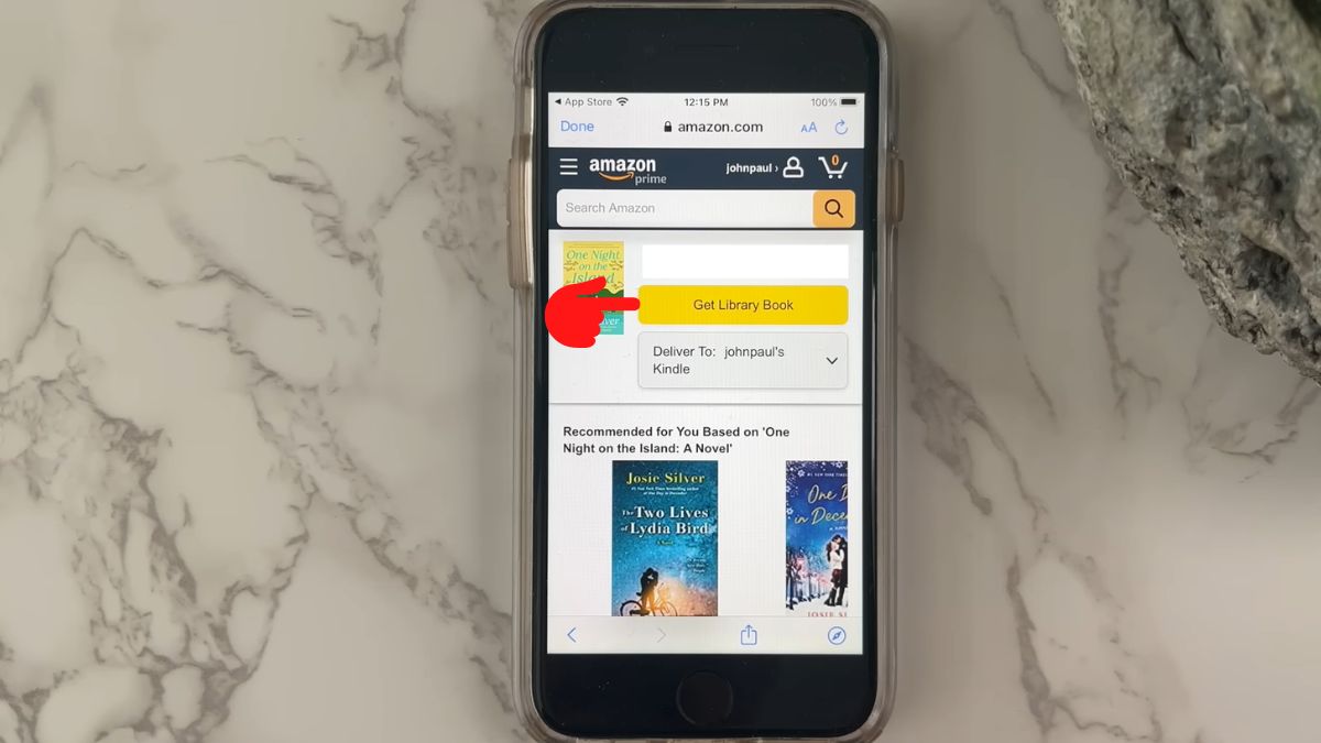 Sách sẽ xuất hiện trong thư viện Kindle