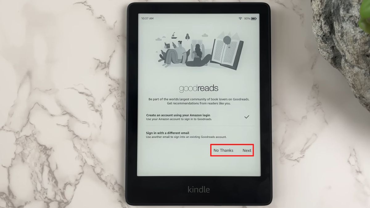 Tạo tài khoản goodreads