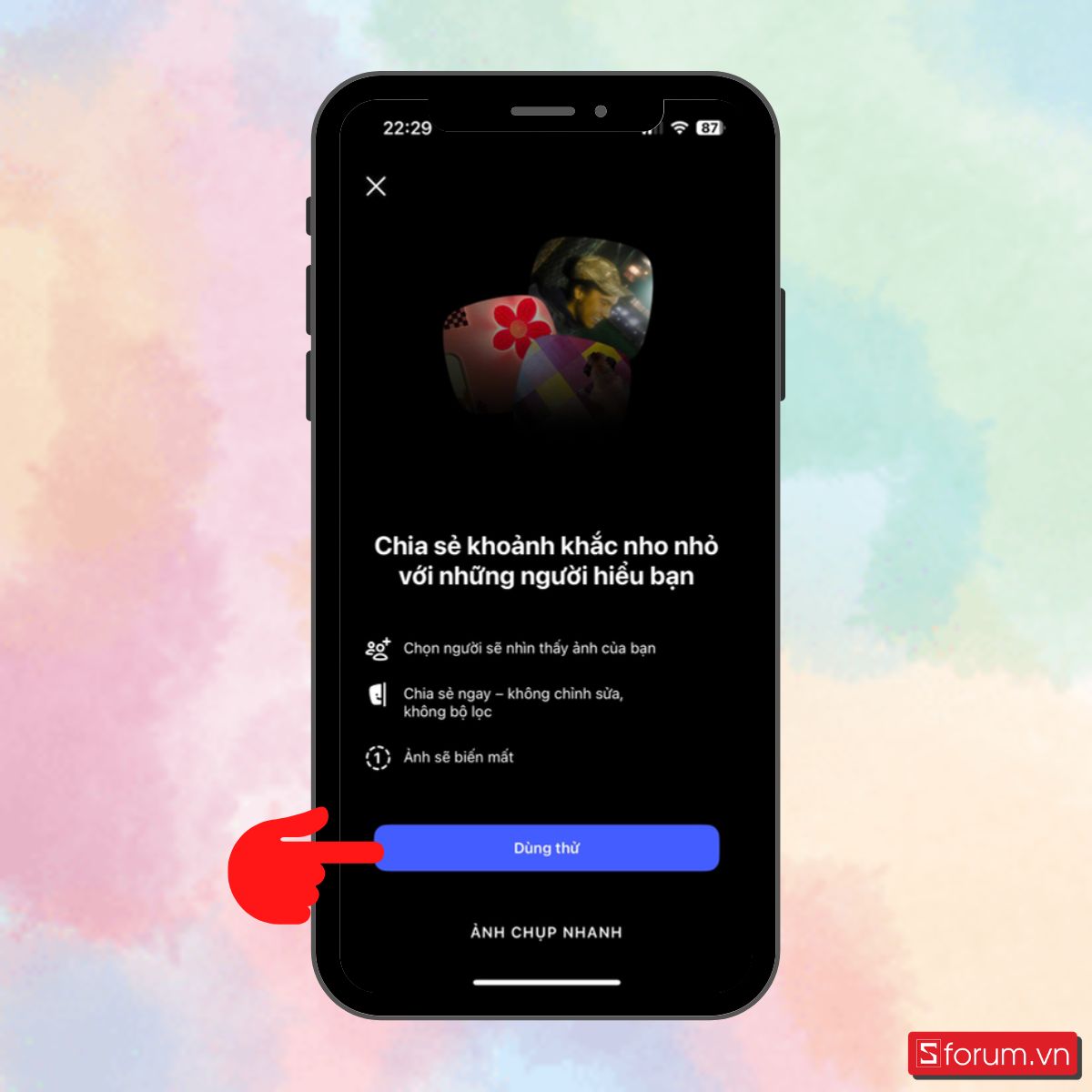 Cách sử dụng Quicksnap trên Instagram đơn giản-1