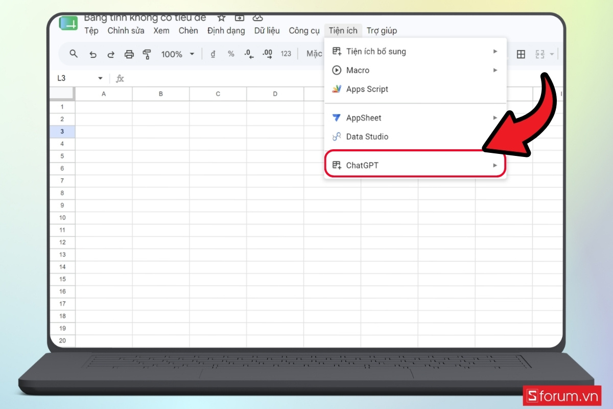 Cách thêm ChatGPT vào Google Sheet chi tiết bước 7