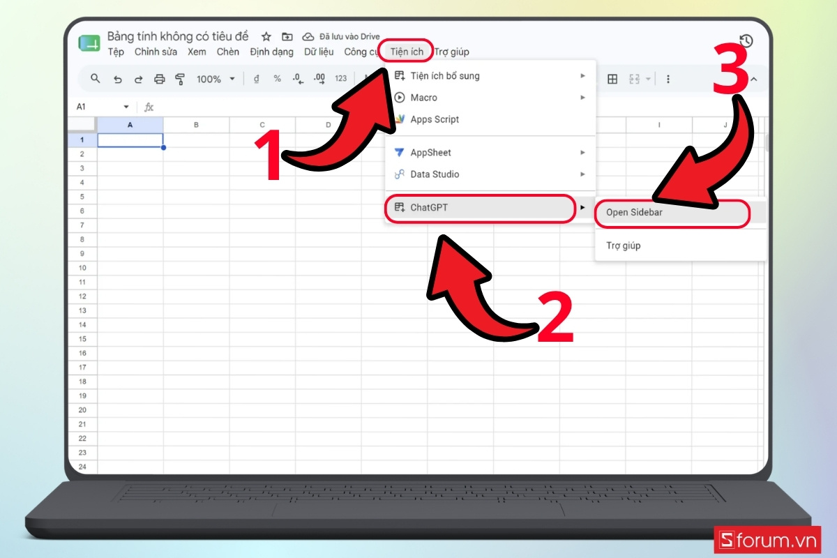Cách thêm ChatGPT vào Google Sheet chi tiết bước 8