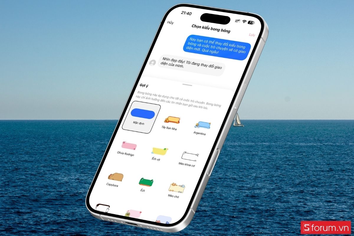 Một số lưu ý khi đổi khung chat TikTok