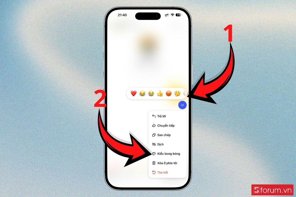 Cách đổi khung trò chuyện TikTok bước 3