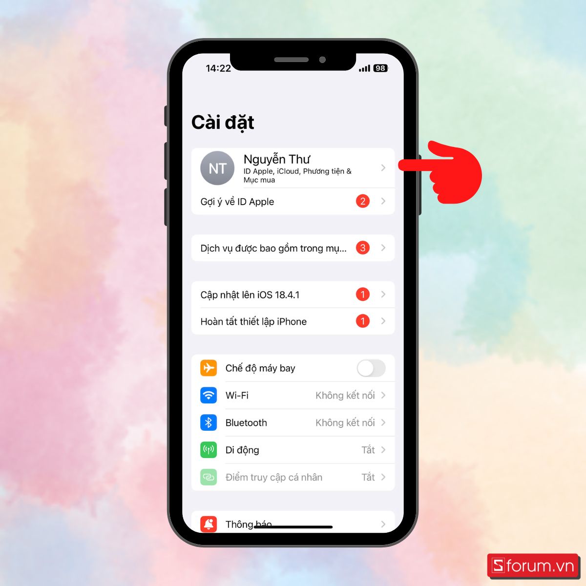 Cách đổi ngôn ngữ app store trên iPhone-b1