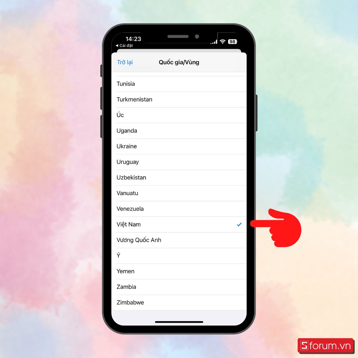 Cách đổi ngôn ngữ app store trên iPhone-b6