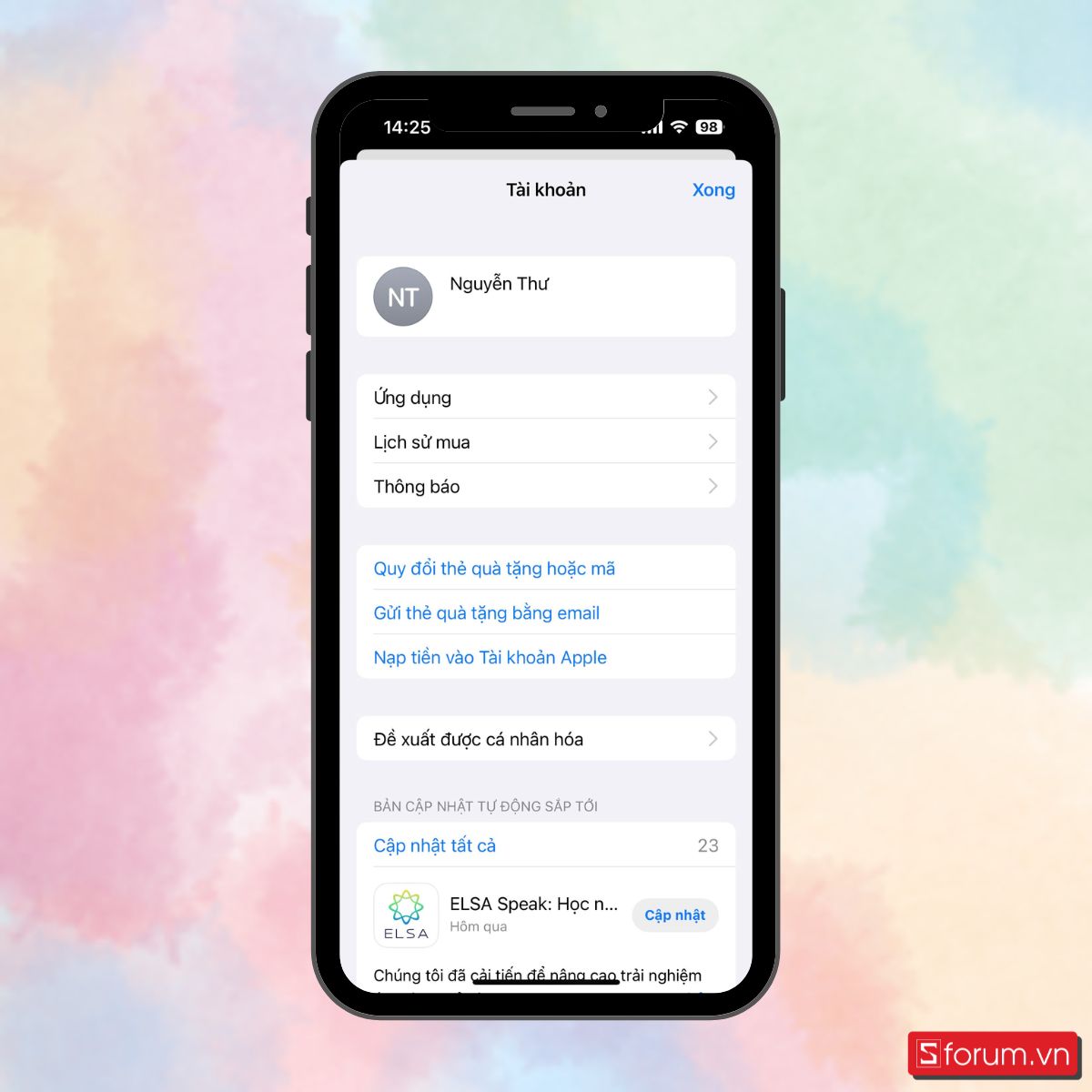 Cách đổi ngôn ngữ app store trực tiếp trên ứng dụng-b2