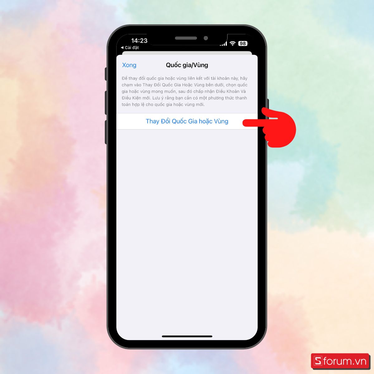 Cách đổi ngôn ngữ app store trên iPhone-b5