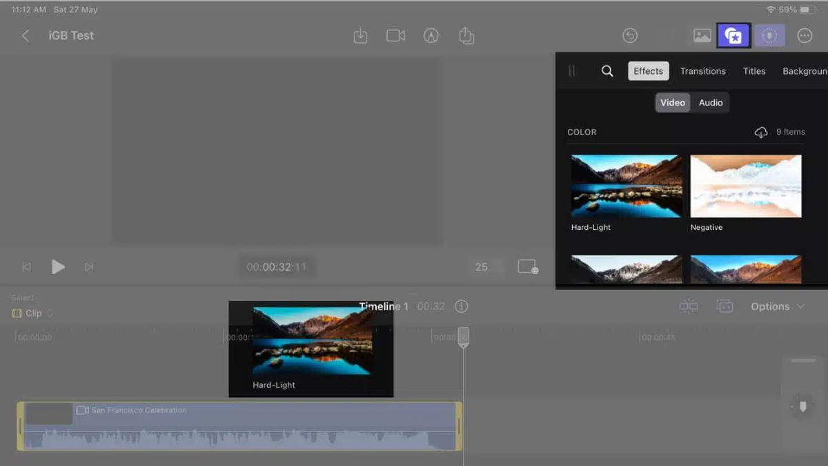 Thêm tiêu đề, hiệu ứng và các tính năng chỉnh sửa khác vào video trên Final Cut Pro