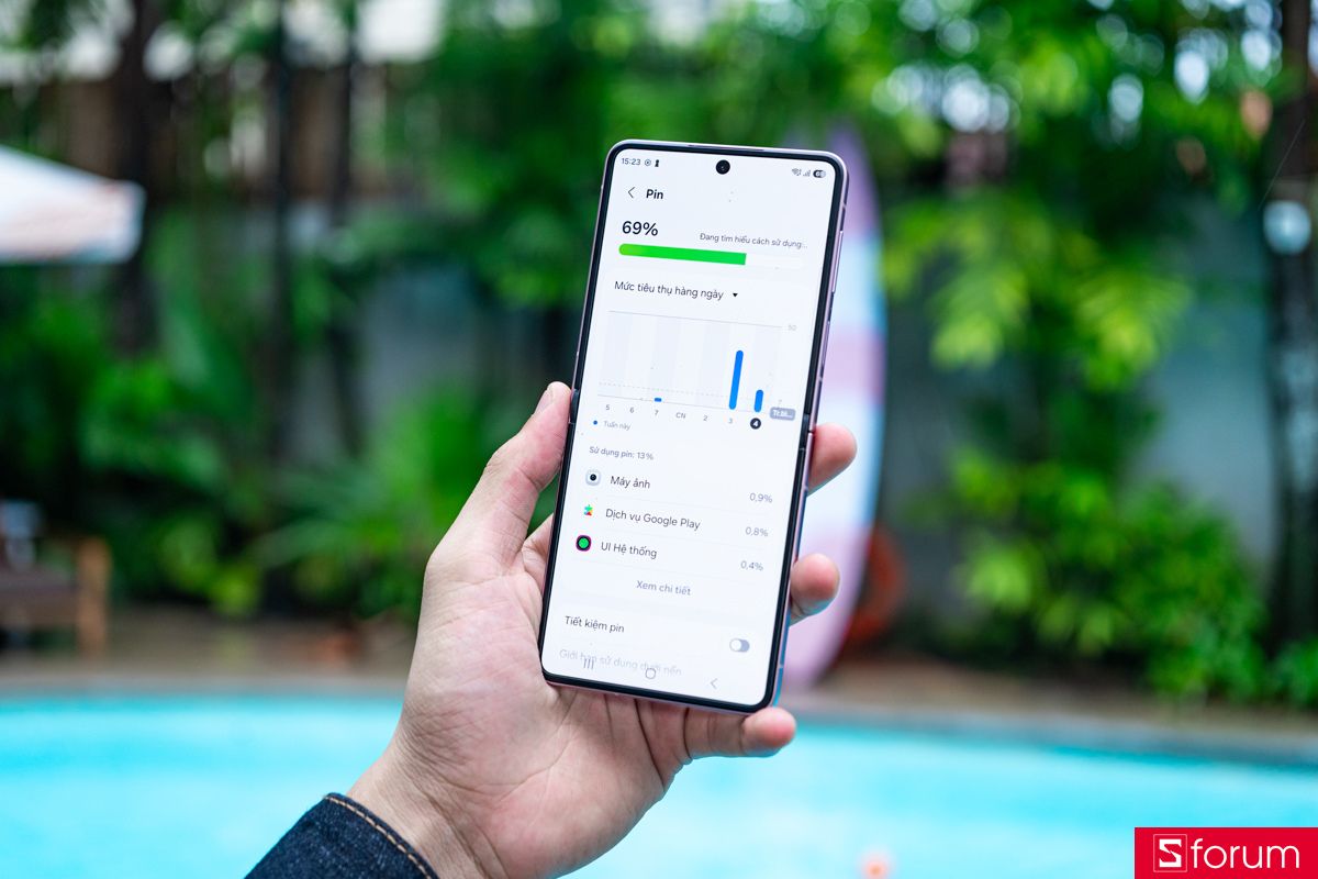 Galaxy Z Flip 8 pin bao nhiêu, sạc nhanh bao nhiêu W?