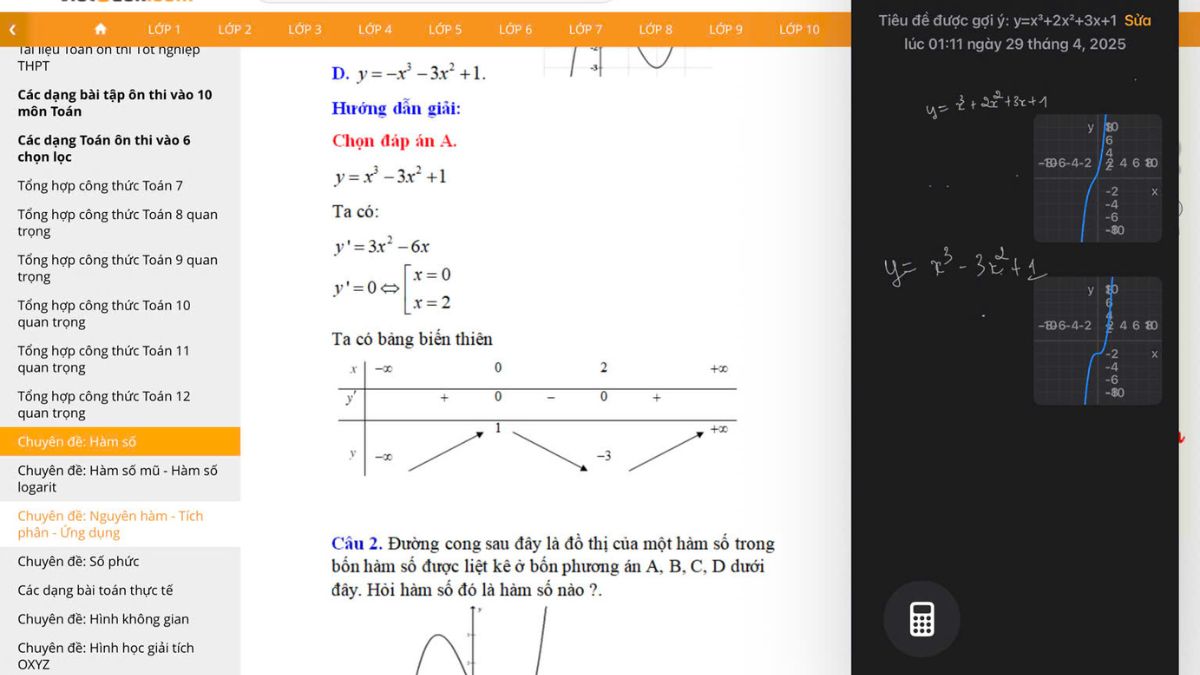 Giải biểu thức dễ dàng hơn bao giờ hết với ghi chú toán học trên iPad Air M3-14