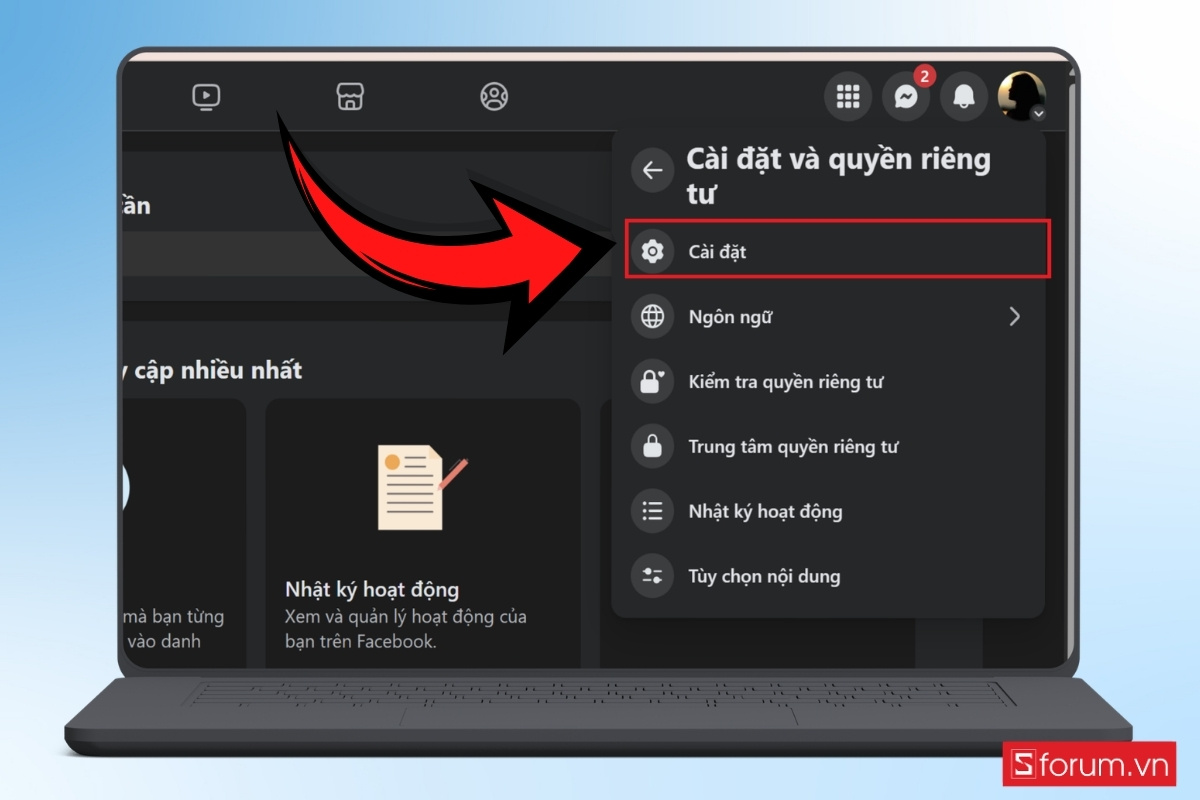 Hướng dẫn chặn bình luận xúc phạm theo từ khóa trên Facebook thiết lập bộ lọc bước 2