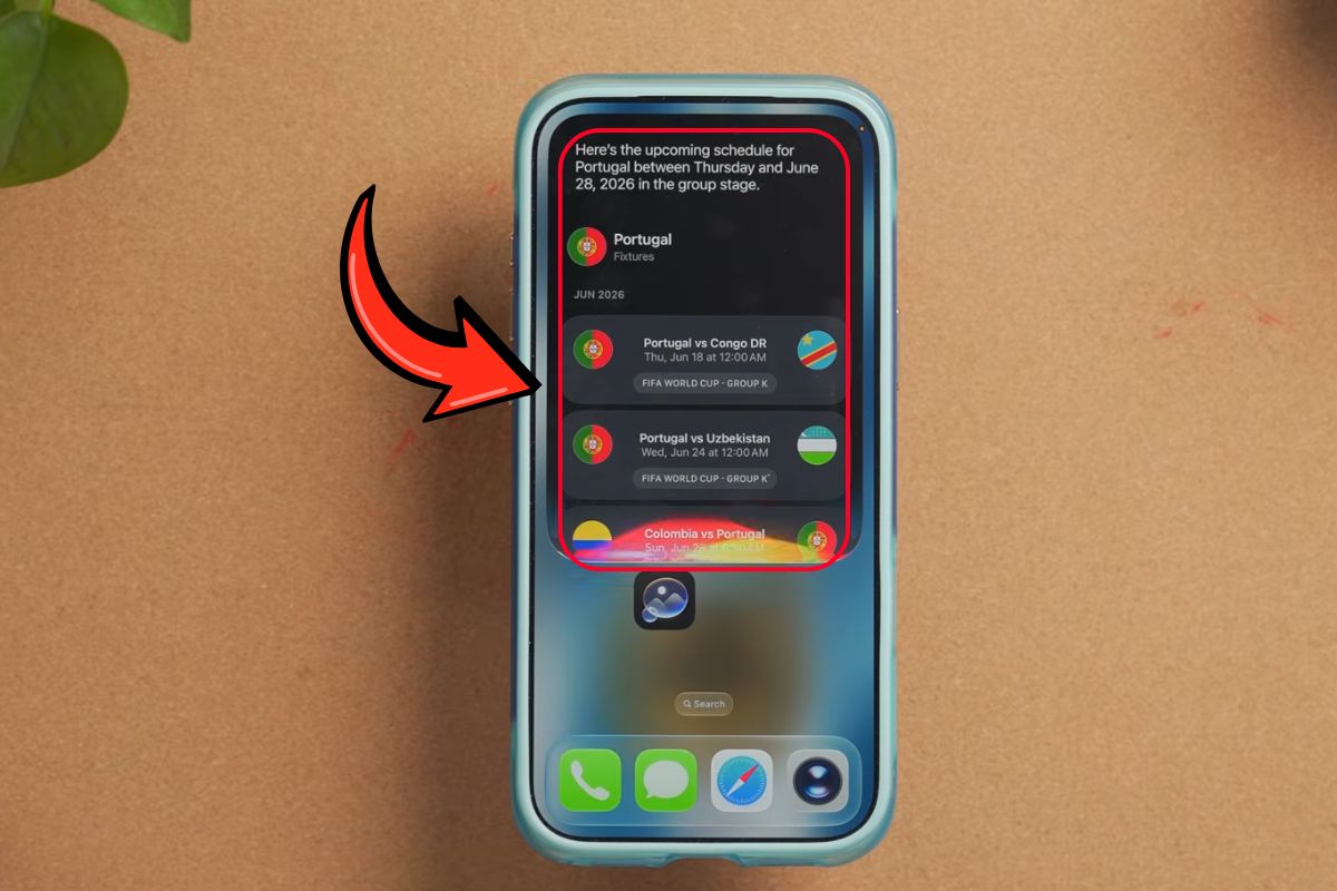 Siri tìm kiếm thông tin theo ngữ cảnh bước 2