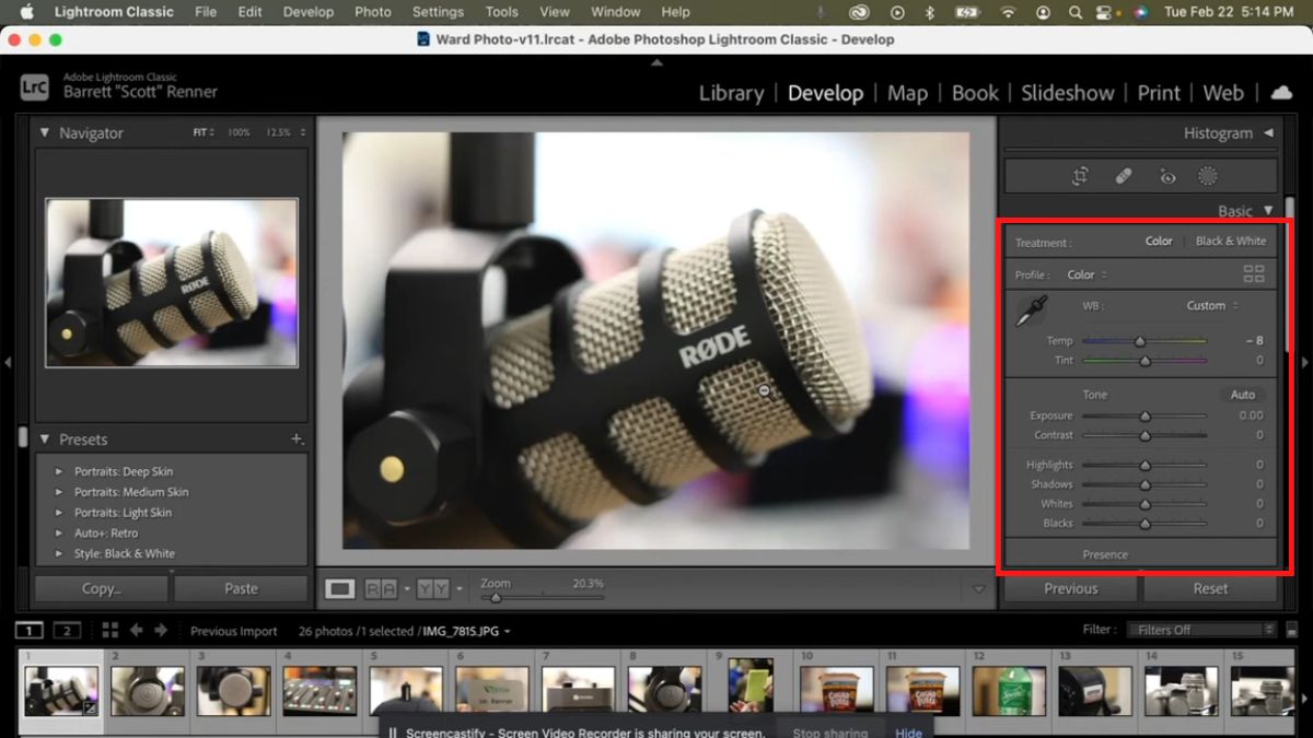 Cách chỉnh hình ảnh trên Lightroom
