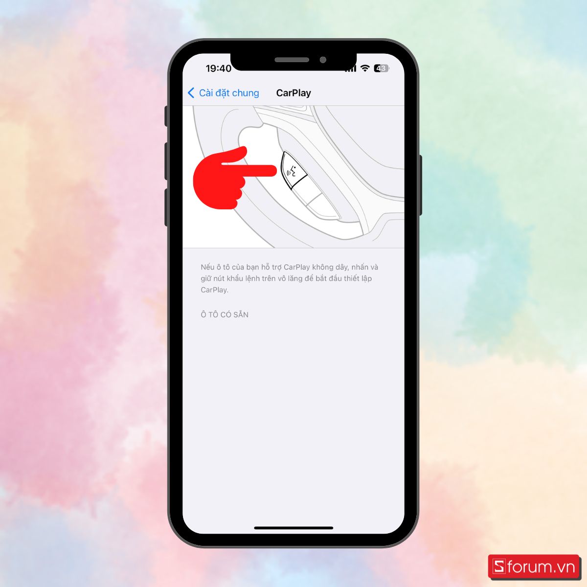 Thực hiện theo hướng dẫn