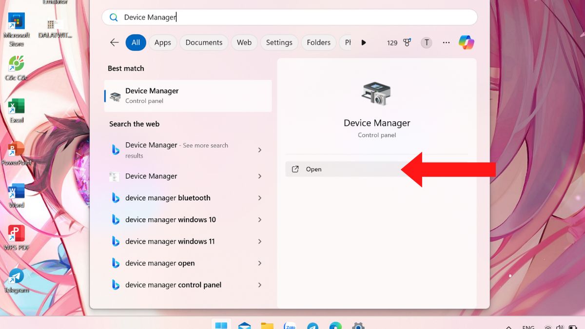 Cách sửa nút Window không sử dụng được Win 11 bằng cập nhật driver bàn phím - bước 1