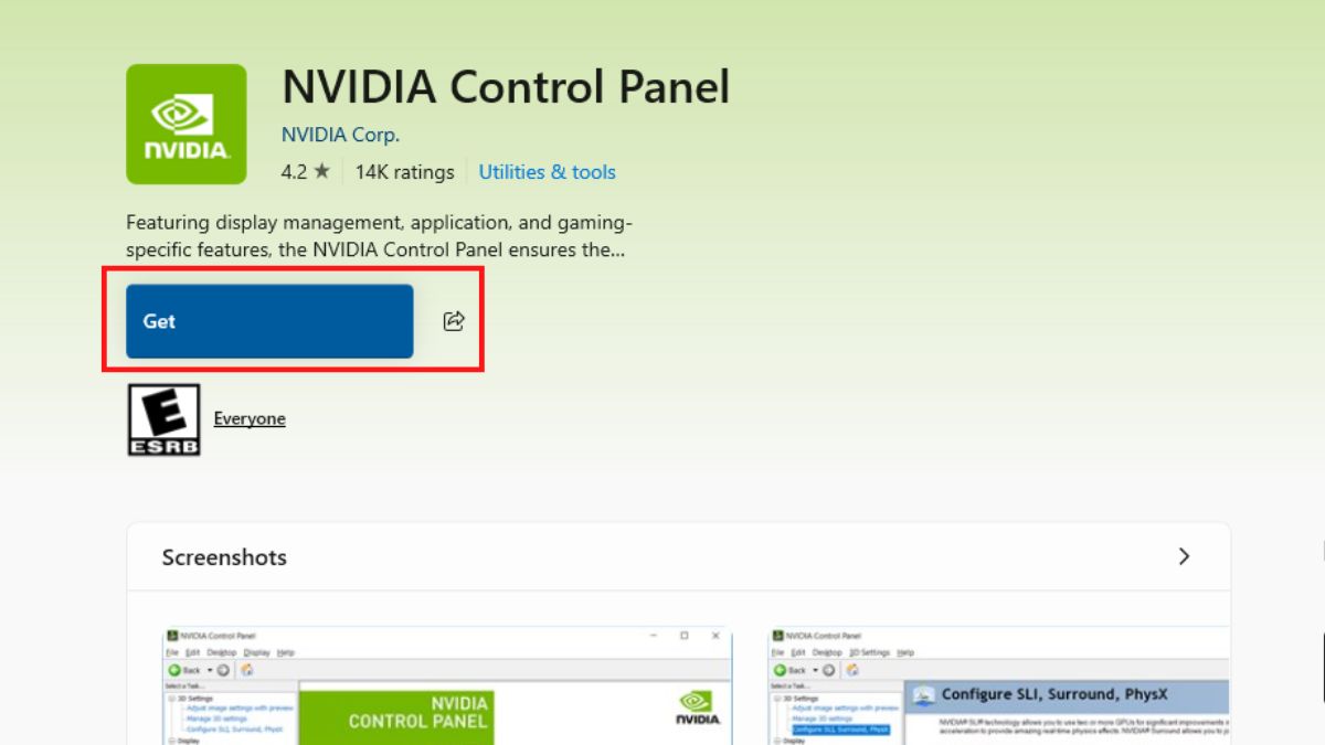 Hướng dẫn tải và cài đặt Nvidia Control Panel bước 3 (Hình minh họa)