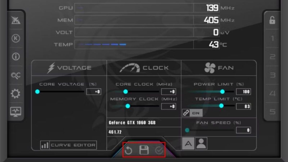 Hướng dẫn cách Overclock GPU an toàn bước 5