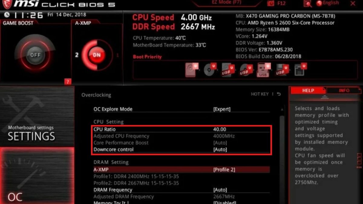 Hướng dẫn cách Overclock CPU an toàn bước 4