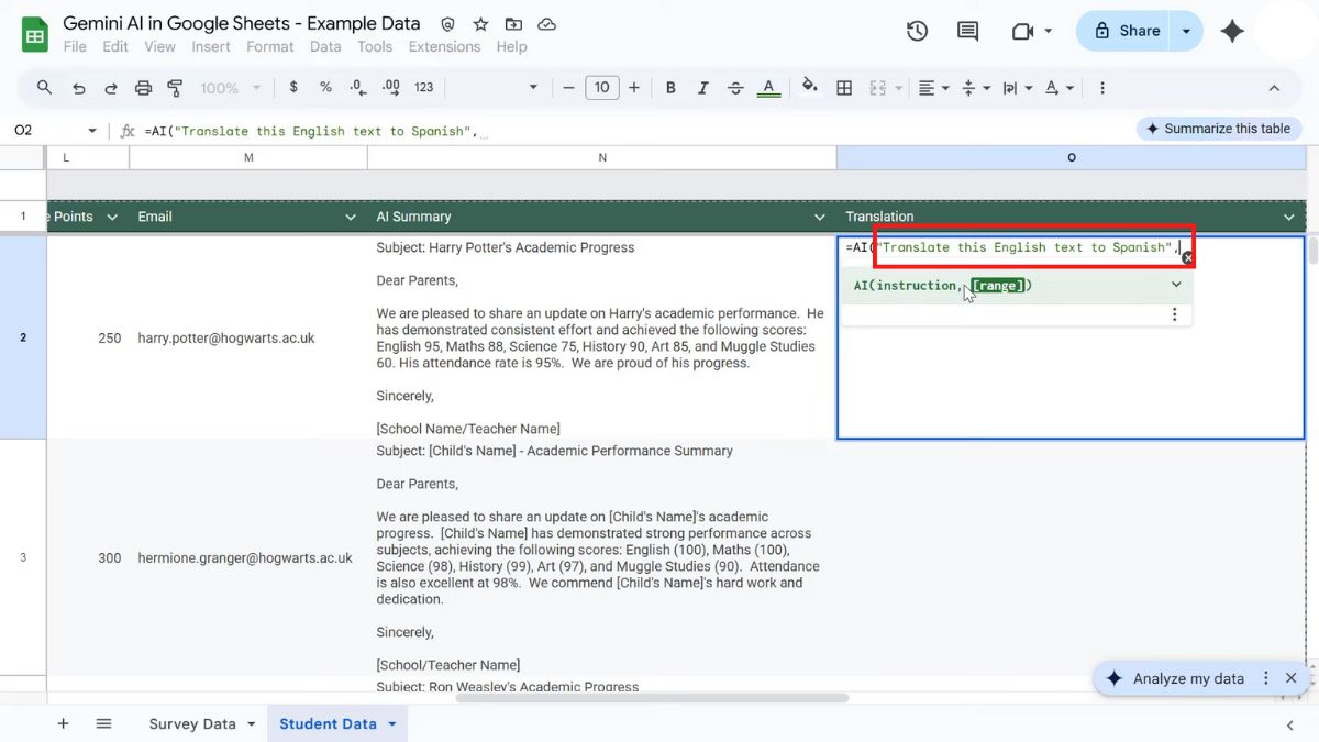 Mách bạn cách sử dụng hàm AI trong Google Sheet với đầy đủ tính năng-17
