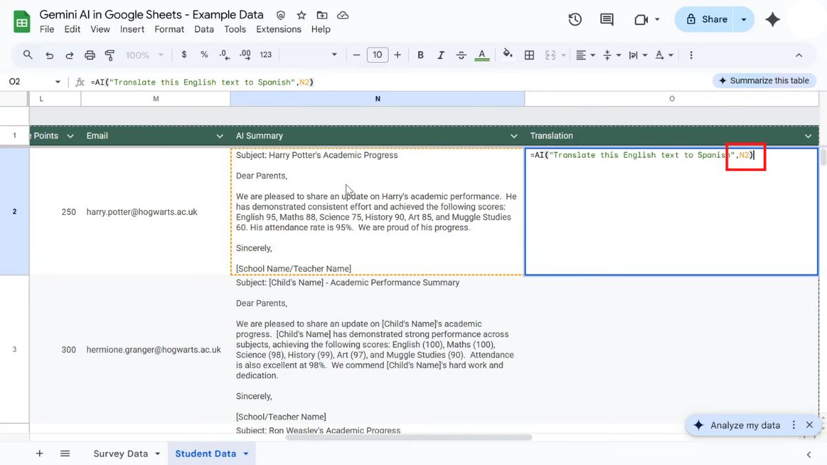 Mách bạn cách sử dụng hàm AI trong Google Sheet với đầy đủ tính năng-18