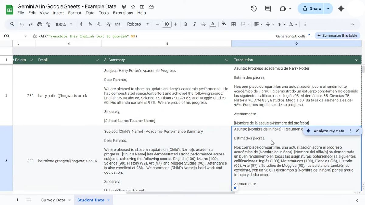 Mách bạn cách sử dụng hàm AI trong Google Sheet với đầy đủ tính năng-20