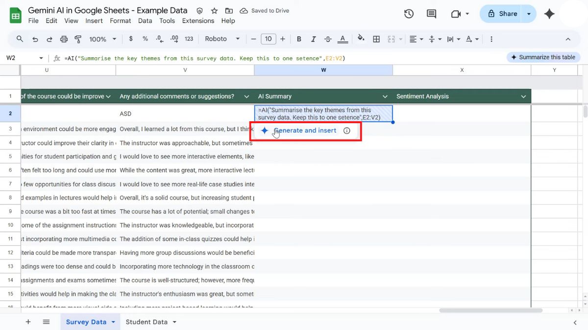 Mách bạn cách sử dụng hàm AI trong Google Sheet với đầy đủ tính năng-7