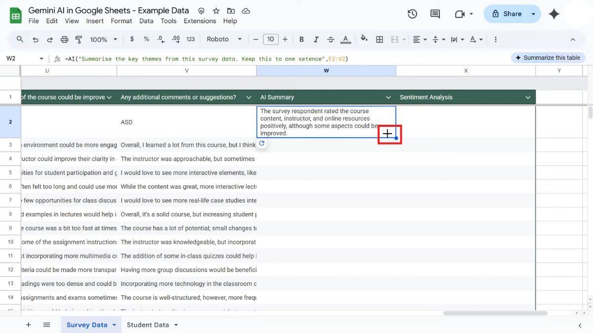 Mách bạn cách sử dụng hàm AI trong Google Sheet với đầy đủ tính năng-8