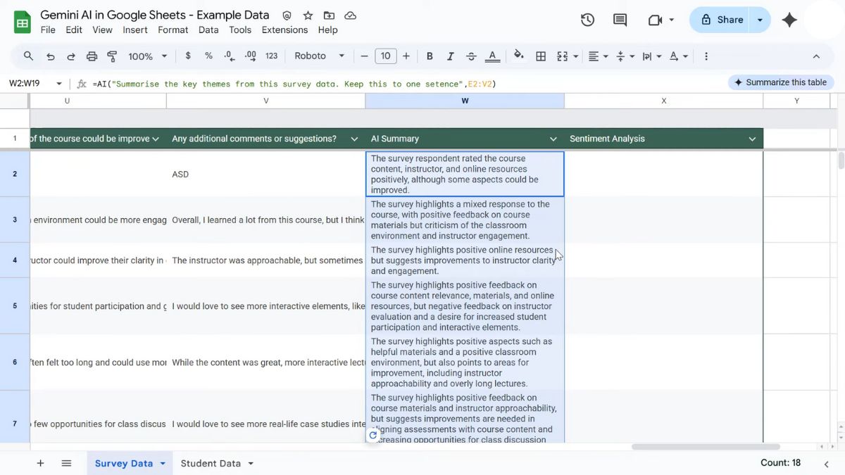Mách bạn cách sử dụng hàm AI trong Google Sheet với đầy đủ tính năng-9